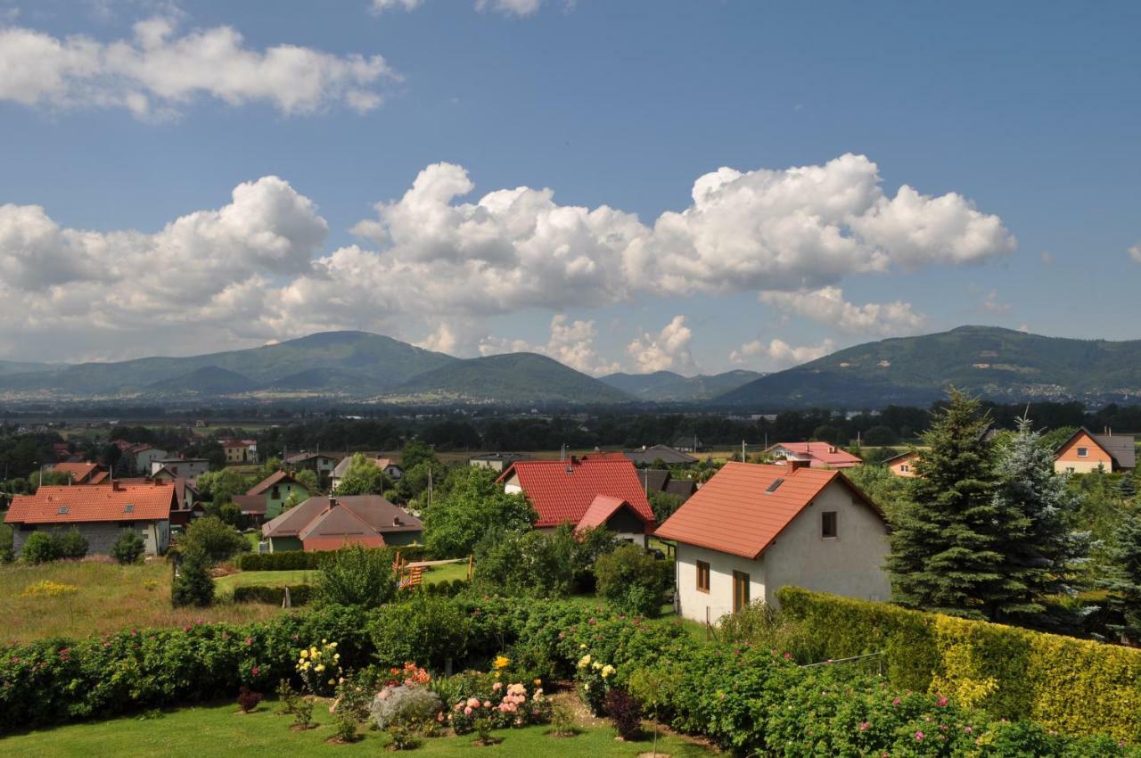 Apartmán Dom Na Zboczu Lodygowice Exteriér fotografie